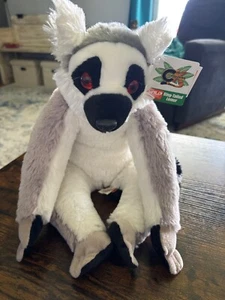 Wild Republic Cuddlekins Ring Tailed Lemur NEW WITH TAGS - Picture 1 of 2