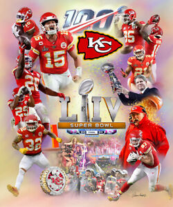 Kansas City Chiefs THE CHIEFS MOMENT Super Bowl LIV Champs Premium 20x24 POSTER