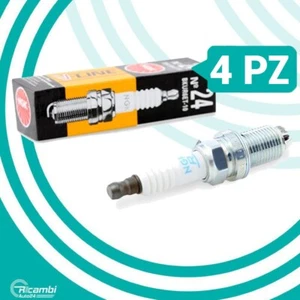 KIT 4 CANDELE ACCENSIONE NGK BKUR6ET-10 V-LINE 3045 PER MOTORI AUDI MERCEDES VW - Imagen 1 de 8