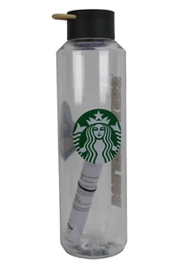 Starbucks klarer Kunststoff 24 OZ Wasserflasche Purdue Kesselmacher Logo Trinkgeschirr - Bild 1 von 3