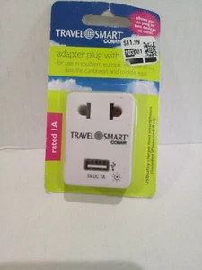 Travel Smart Typ A für weltweiten Adapterstecker mit USB-Anschluss - Bild 1 von 1