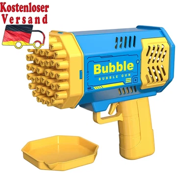 40 Hole Handheld Light Bubble Gun Electric Children'S Bubble Outdoor Bubble Mach - Bild 1 von 4