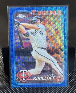 Alex Kirilloff 2024 Topps rifrattore onda blu cromato #206 gemelli /75 - Foto 1 di 2