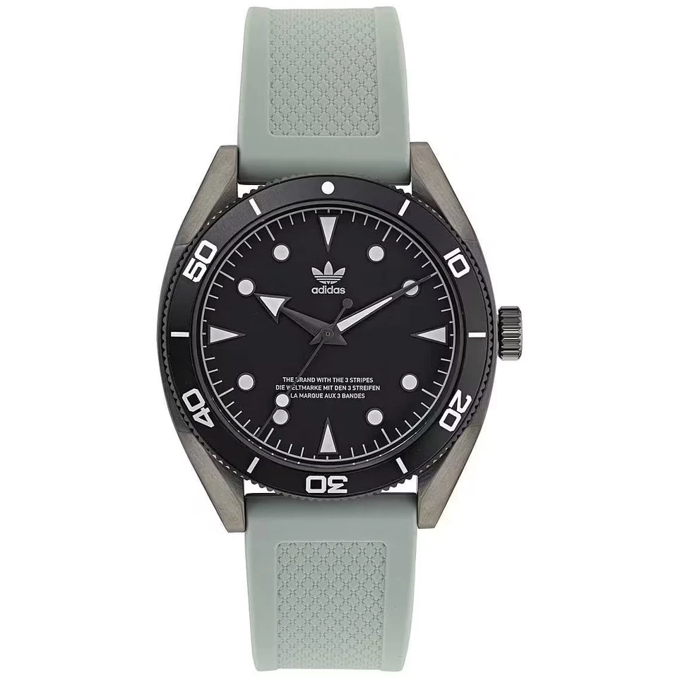 Reloj Pulsera Hombre ADIDAS EDITION TWO AOFH22001 Silicona Gris Negro Sub 100mt Foto 1 de 1