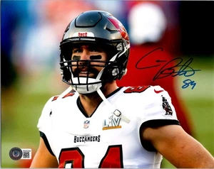 CAMERON BRATE SIGNED 8X10 PHOTO BECKETT BAS COA TAMPA BAY BUCCANEERS BUCS 7 - Picture 1 of 1