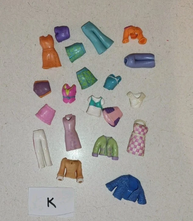 Lot Polly Pocket Doll Clothes (K) - Image 1 of 1