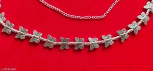 Butterfly Oxidized Kamarband Indian Wedding Jewellery Traditional Look Hip Belt - Picture 1 of 2