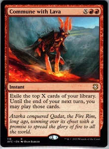 Commune with Lava Adventures in the Forgotten Realms Commander R LP-NM - Picture 1 of 2