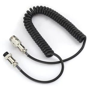 1,5 m / 4,9 stopy ręczny kabel mikrofonowy przedłużacz 8-pinowy system audio mikrofon linia sygnałowa CB - Zdjęcie 1 z 13
