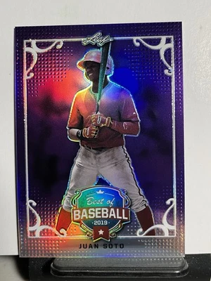 2019 Leaf Best of Baseball Purple Juan Soto #BB-06🔥 - Image 1 of 2