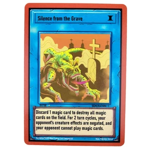 Juego de cartas Silence from the Grave 151/150 LEGENDARY Ward TCG segunda edición generación 1 casi nuevo - Imagen 1 de 2