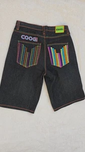 Coogi Shorts Jeansshorts Gr:38 XXL Jeans Hose Schwarz Bunt Bermudahose Bermuda - Bild 1 von 12