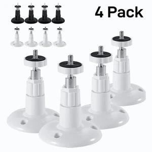 4Pack Flexible Camera Wall Mount Bracket - For Arlo Pro Security Outdoor Indoor - Picture 1 of 31