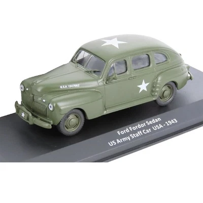 1:43 Ford Fordor Sedan US Army Staff Car USA 1943 Armored car WWII - Immagine 1 di 2