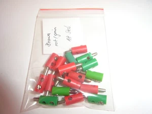 Brawa Bananenstecker 2,5 mm - 18 Stück rot/grün - guter Zustand - Bild 1 von 1