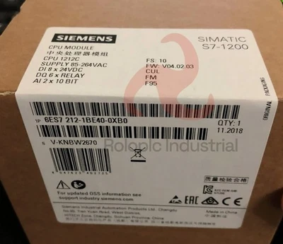 Siemens New In Box 6ES7212-1BE40-0XB0 / 6ES7 212-1BE40-0XB0 PLC Module - Image 1 of 4