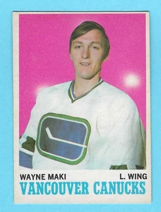 1970-71 OPC 116 Wayne Maki Vancouver Canucks! NM-MT!  *SET BREAK* - Bild 1 von 2