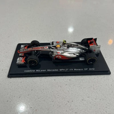Spark McLaren F1 MP4-27 #4 Lewis Hamilton Monaco GP 2012 1:43 *Case Damage* - Image 1 of 3