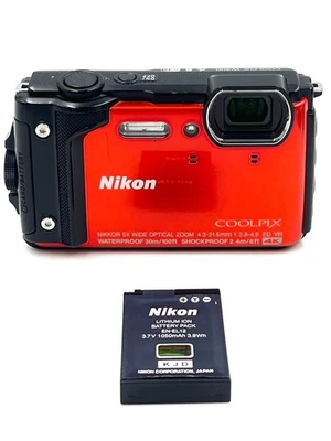 Cámara digital Nikon Coolpix W300 16,0 MP impermeable - NARANJA DE EE. UU. Foto 1 de 4