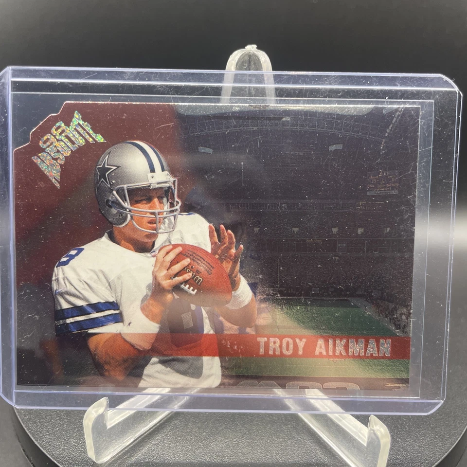 1998 Playoff Absolute Retail Team Checklists Troy Aikman #8 HOF - Image 1 of 2