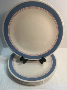 8 Corelle Colonial Blue 10 1/4 Inch Dinner Plates 1679 - Picture 1 of 5