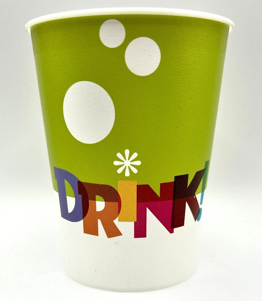 Taza de plástico The Big Day Eat Drink cóctel lunares fiesta de cumpleaños favorito 16 oz Foto 1 de 1