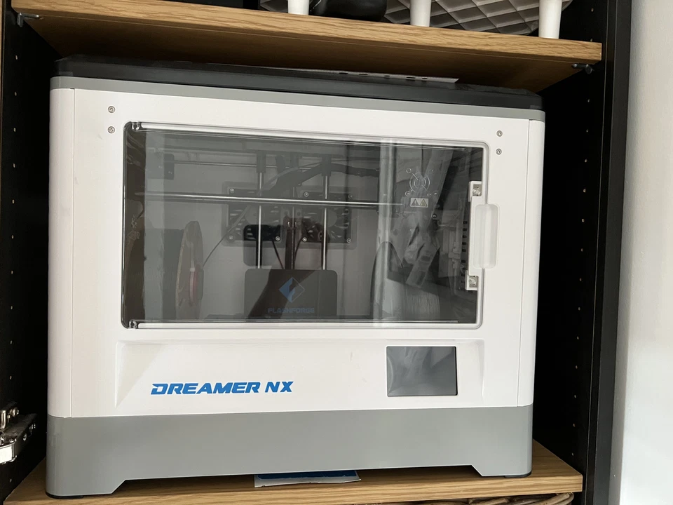 Flashforge Dreamer NX 3D Printer Single-Extruder Clear Door and Rear Fan - Image 1 of 2