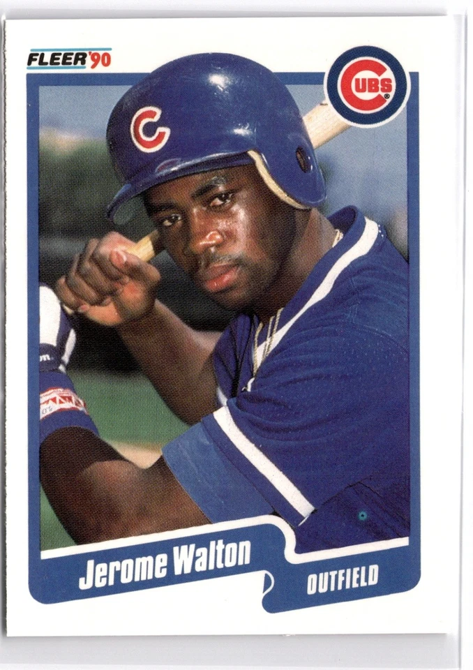 Jerome Walton Base 1990 44 NM - Image 1 of 2