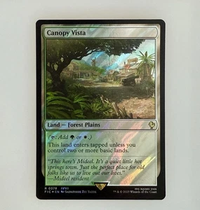 MTG: Canopy Vista (Surge Foil) Commander: Final Fantasy Foil NM - Picture 1 of 2