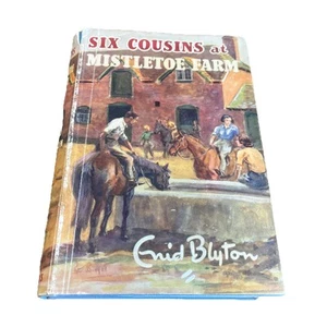 Six Cousins At Mistletoe Farm 1949 First Edition Sixth Impression H/B D/J - Foto 1 di 12
