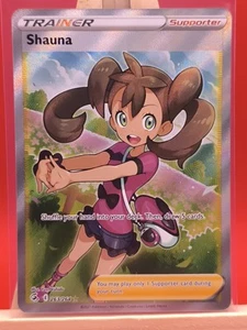 Shauna 263/264 Fusion Strike Full Art Ultra Rare Holo Pokemon Card * New * - Foto 1 di 14