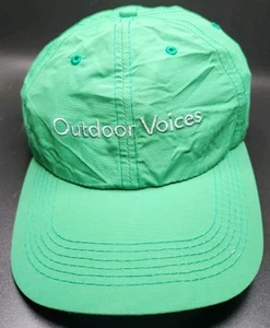 Gorra Outdoor Voices Verde Aspen Gorra Deportiva Correa Trasera Ligera Logo EE. UU. - Imagen 1 de 6