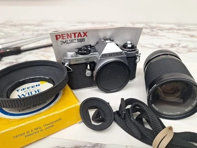 Pentax ME Super 35mm SLR Film Camera w/ Matec-1A 60mm Lens  - Image 1 of 4