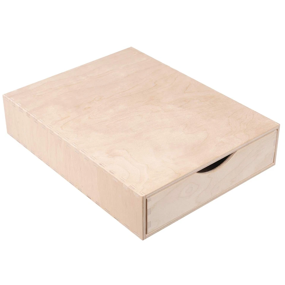 Большой деревянный комод | 12,99 x 9,84 x 2,75 дюйма | 1 отсек | стол... - Изображение 1 из 4