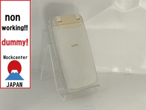 【Factice !】 Téléphone portable HITACHI W43H (couleur blanc) au-japon qui ne fonctionne pas - Photo 1 sur 4