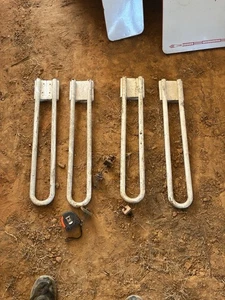 Hoosier gambe da tavolo vintage in porcellana smaltata bianco 29” - Foto 1 di 9