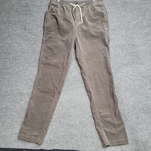 Vuori Optimist Gray Corduroy Performance Pants Drawstrings V440 Men’s M - Afbeelding 1 van 13