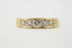 1,25 ct. Brillant Ring 750 Gold Diamanten P1 I-J Ringgröße 62 Gelbgold 18 K - Bild 1 von 8