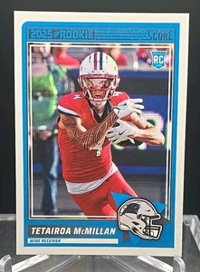 2025 Score Football Tetairoa McMillan RC #17- Panthers - Picture 1 of 2