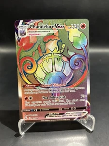 Chandelure VMAX (Secret) 265/264 Swsh08: Fusion Strike Holo Pokemon TCG CASI NUEVO - Imagen 1 de 2