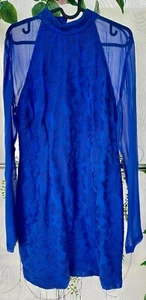 MAURIE & EVE Brand, Blue Mini dress, size 10 - Picture 1 of 4