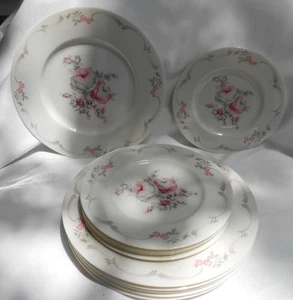 11 Stück Castleton Belrose Rose Brot/Dessert Teller Salat Posten - Bild 1 von 3