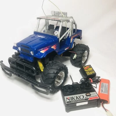 Vintage Nikko Trailblazer Truck Land Cruiser RC With Remote, Battery And Charger - Image 1 of 4