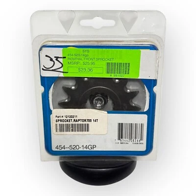 NOS Renthal Yamaha Front Sprocket 14T 2006 700R Raptor 454-520-14GP - Image 1 of 2