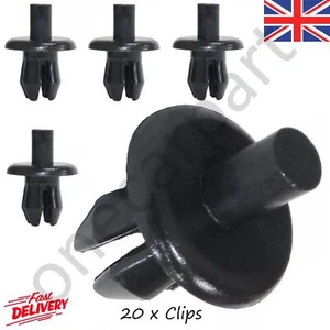 20x CLIPS WHEEL ARCH LINER PUSH IN RIVET FOR BMW FIAT ALFA ROMEO VAUXHALL - Picture 1 of 3