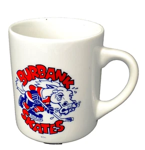 Vintage Burbank Schlittschuhe Eishockey Team Kaffeebecher - Pickwick Eis Gärten Schlittschuhlaufen - Bild 1 von 7