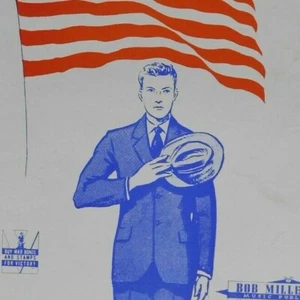 Vintage 1942 Sheet Music "There's a Star Spangled Banner Waving Somewhere" - Picture 1 of 3