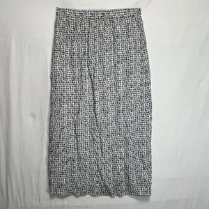 Old Navy Damen langer Rock Gr. SP Maxi leicht weiß schwarz dehnbarer Bund. - Bild 1 von 24