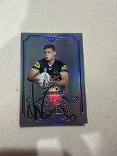 Signed Nathan Cleary Penrith Panthers 2017 NRL Elite Card
