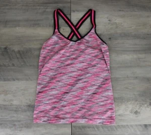No Boundaries Girls Athletic Dri Fit Criss Cross Tank Top Youth XL (16-18) Pink - Picture 1 of 4